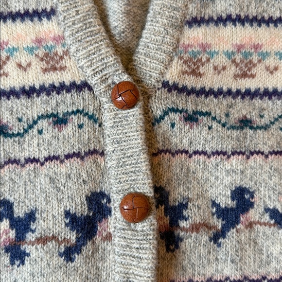 Vintage Woolrich Women's Gray Knit Sweater Vest Size XL - Picture 4 of 6